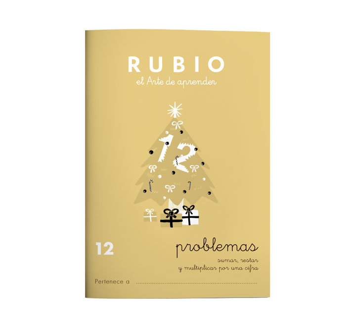 CUADERNO RUBIO A5 OPERAC.y PROBLEMAS 12 - Pack de 1 unidades P12