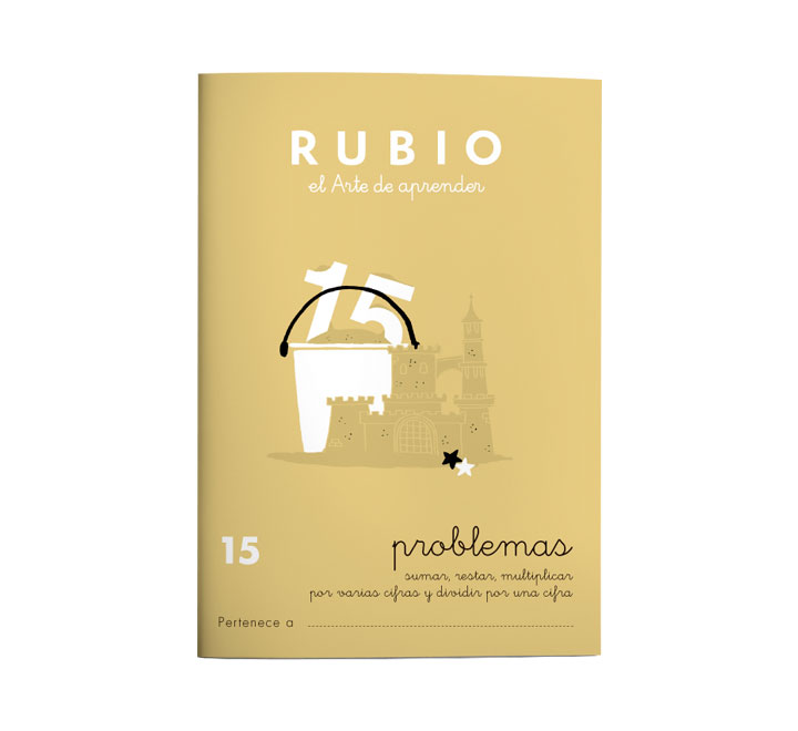 CUADERNO RUBIO A5 OPERAC.y PROBLEMAS 15 - Pack de 1 unidad