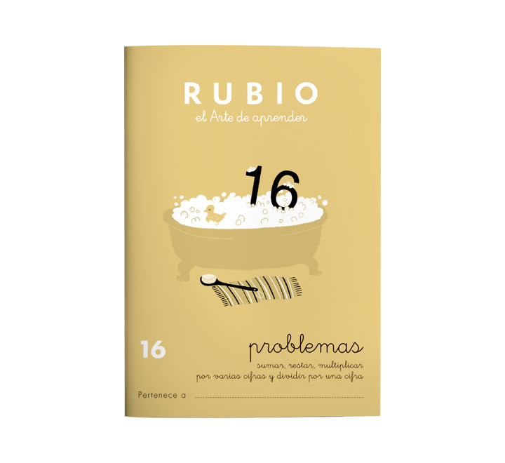 CUADERNO RUBIO A5 OPERAC.y PROBLEMAS 16 - Pack de 1 unidad