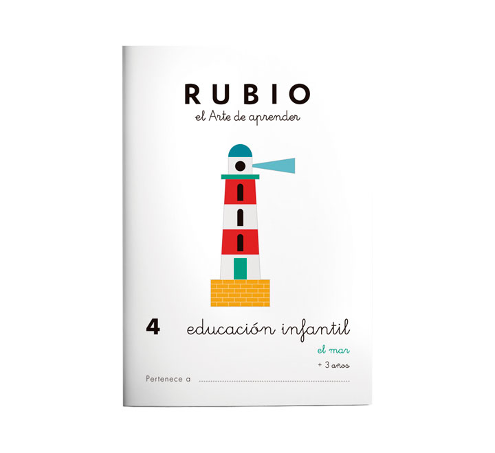 CUADERNO RUBIO A5 EDU. INF. 4 EL MAR - 1 unidad