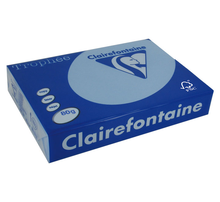 PAQ. 500H PAP. TROPHEE CLF SUAVE A4 80G LAVANDA