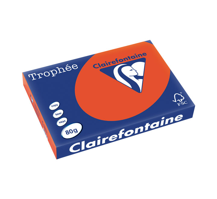 PAQ. 500H PAP. TROPHEE CLF INTENSO A3 80G NARA OSC