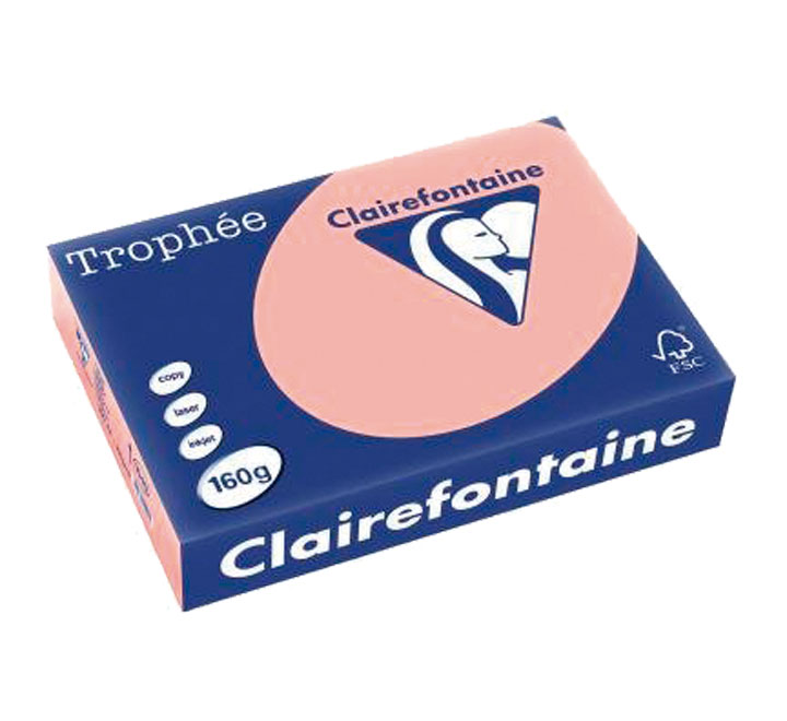 PAQ. 250H PAP. TROPHEE CLF SUAVE A4 160G MELOCOTON