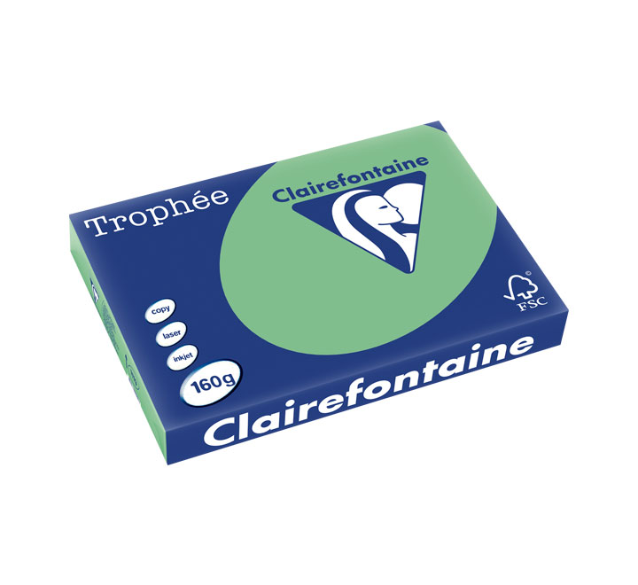 PAQ. 250H PAP. TROPHEE CLF SUAVE A3 160G VER NATU