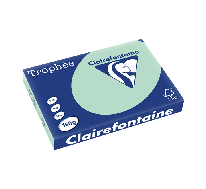 PAQ. 250H PAP. TROPHEE CLF SUAVE A3 160G VERDE