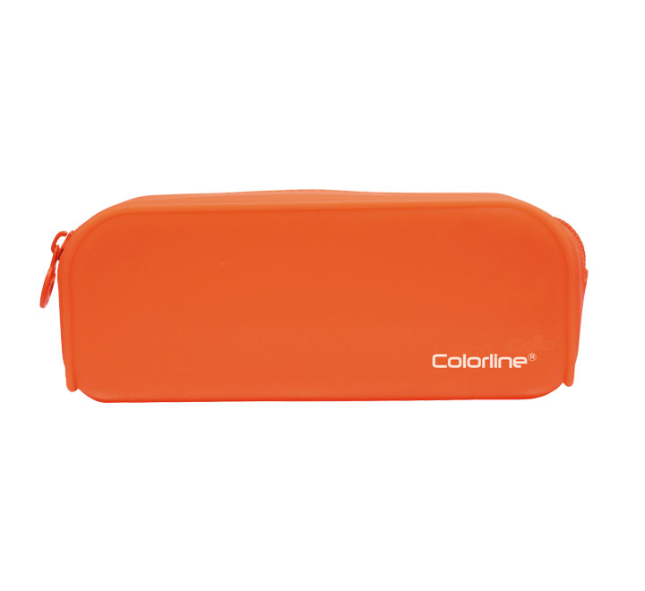 PORTATODO OFFICE BOX SILICONA RECTANG. NARANJA