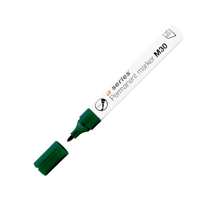 ROTULADOR PERM. A-SERIES PTA.CON M30 VERDE AS0937