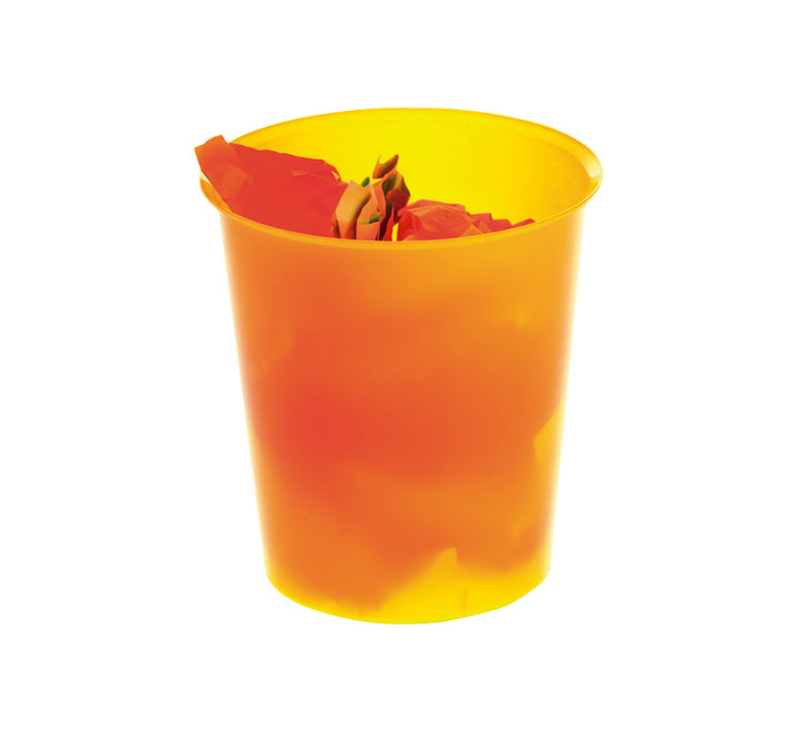 PAPELERA ARCHIVO 2000 16L TRANSL. NARANJA 2001