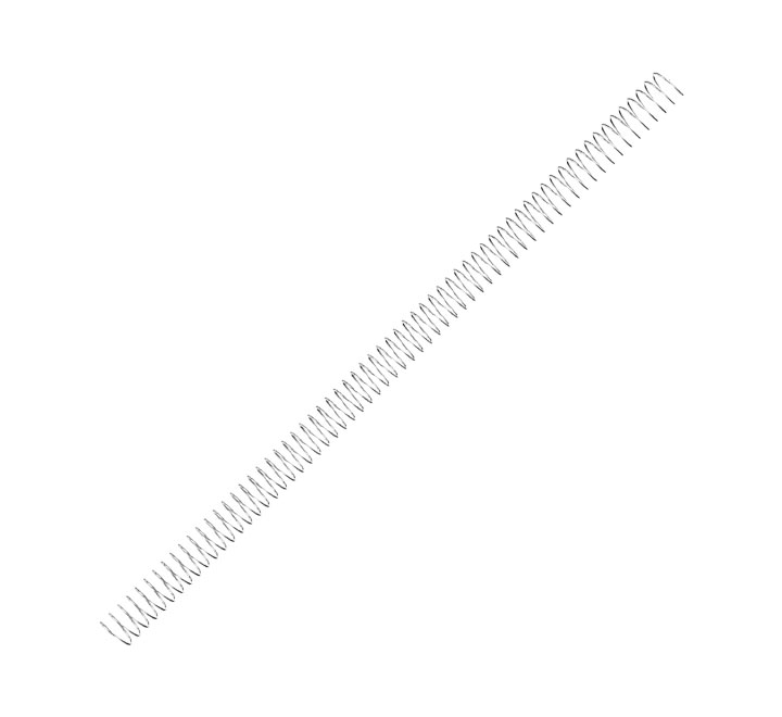 PACK 100 ESPIRALES FELLOWES MET. PLATA 14MM