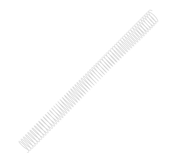 PACK 50 ESPIRALES FELLOWES MET. BLANCO 26MM