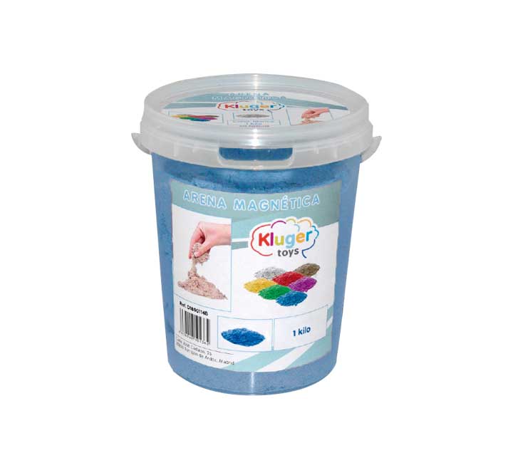 BOTE ARENA MAGNETICA NIEFENVER 1KG AZUL