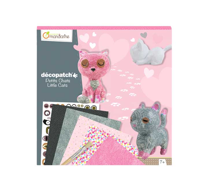 CAJA DECOPATCH CLF MANDARINE GATO+ACC.