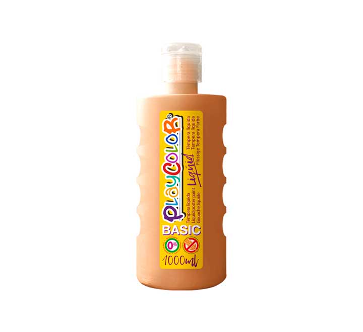 BOTE ERG. TEMPERA LIQ. PLAYCOLOR 1000ML CARNE 19521 - 1 unidad