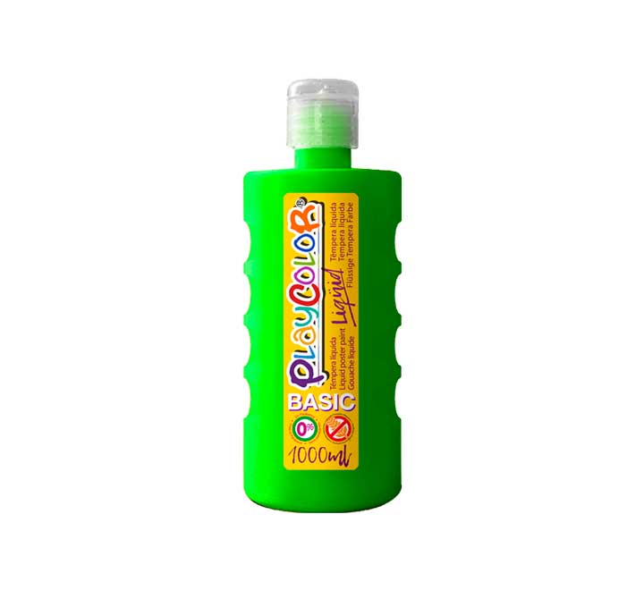 BOTE ERG. TEMPERA LIQ. PLAYCOLOR 1000ML VERDE OSC 19551 - 1 unidad