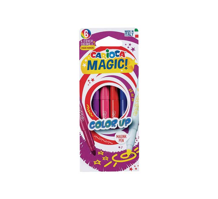 CAJA 6 ROTULADORES CARIOCA COLOR UP STDO