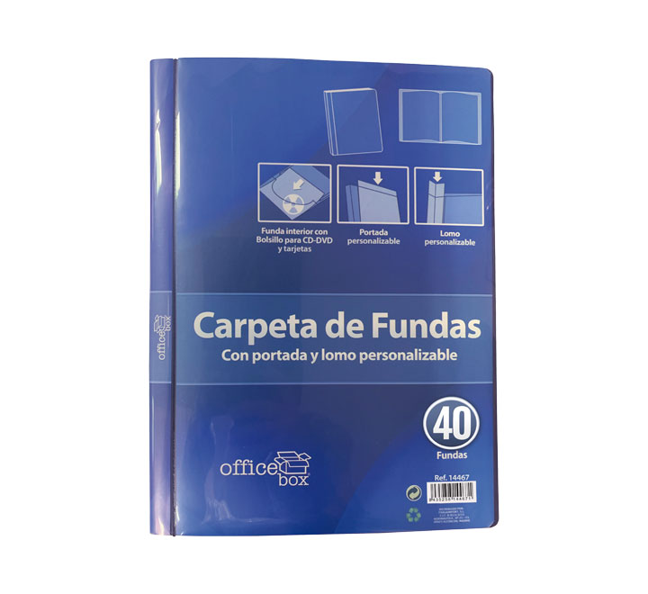CARP. 40 FUND OFFICE BOX PERSONALIZ. A4 NEGRO