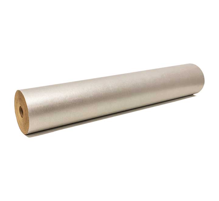BOB. PAPEL KRAFT FABRISA MOSTRAD 0.62X150M PLATA