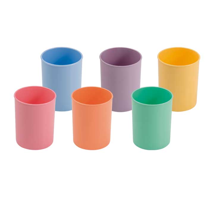 CUBILETE FAIBO PP PASTEL STDO - Pack de 10 unidades