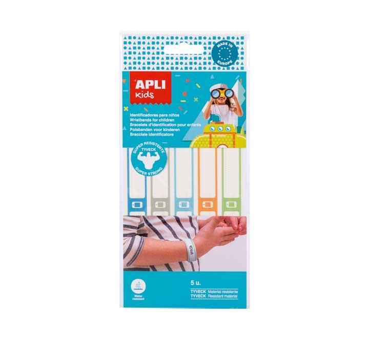 BL. 5 BRAZALETE IDENTIF. APLI KIDS PAP TEJIDO