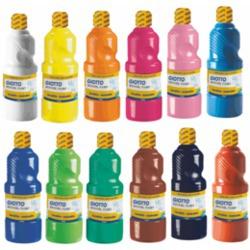 GIOTTO TÉMPERA ESCOLAR LAVABLE AZUL MARINO BOTELLA 1000 ML