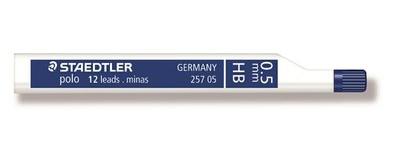 EST. 12 MINAS STAEDTLER POLO 0.5MM HB 25705-HB 257 05-HB 1 unidad