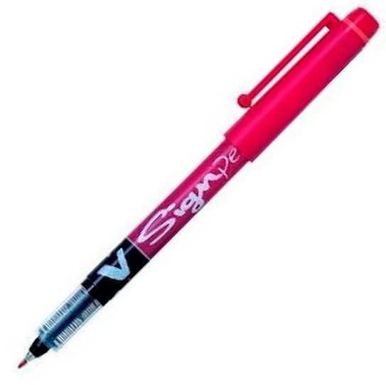 ROTULAD. PILOT VSIGNPEN PTA.FIBRA ROJO - Pack de 12 unidades - SW-VSP-R