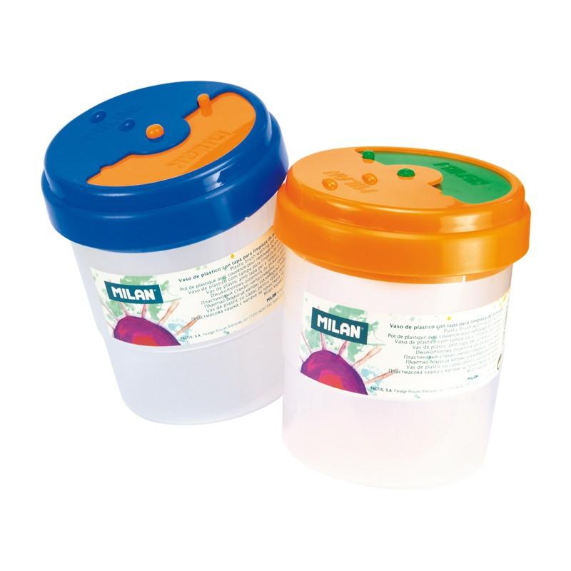 VASO MILAN LIMPIEZA PINCELES 5951 - 1 Unid.