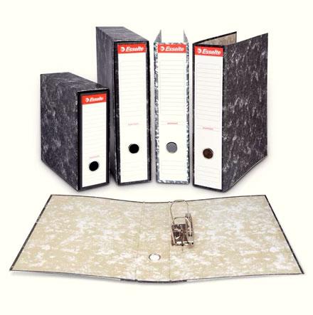 ESSELTE ARCHIVADOR PALANCA FOLIO LOMO ANCHO RADO CARTÓN JASPEADO