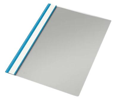 ESSELTE DOSSIER FÁSTENER TARJETERO PP 130/170 MICRAS CONTRAPORTADA GRIS FOLIO AZUL - CAJA DE 50U