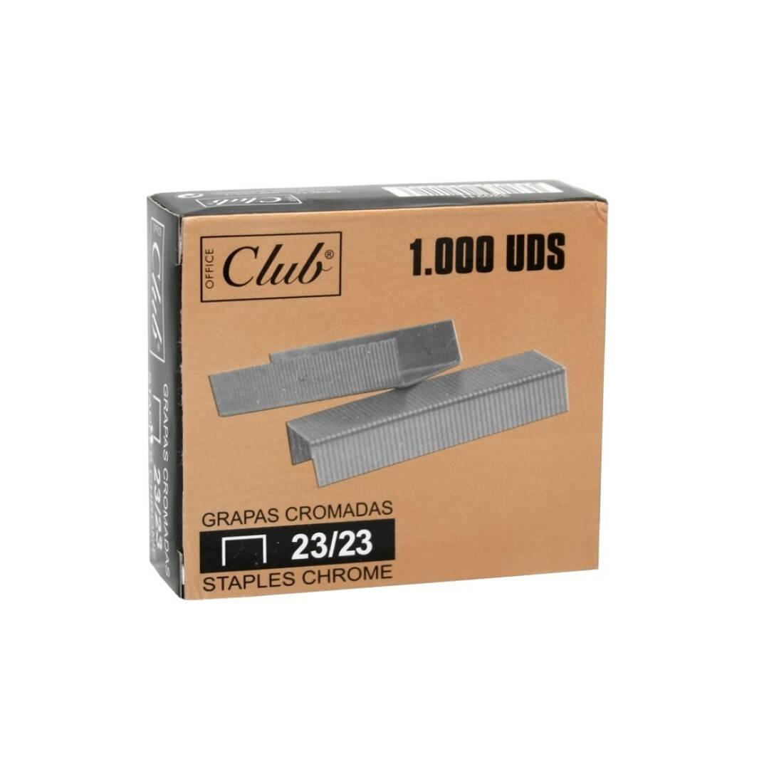 CAJA 1000 GRAPAS OFFICE CLUB 23/23 GALVANIZADAS