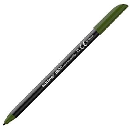 ROTULADOR EDDING 1200 VERDE OLIVA - Pack de 5 unidades - 1200-15
