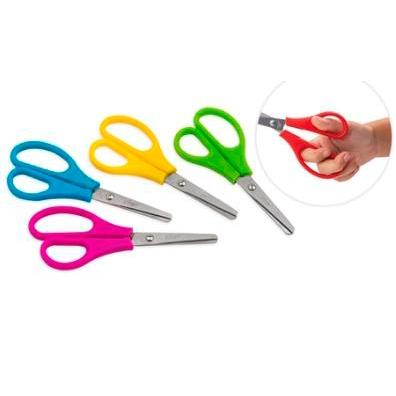 FAIBO TIJERAS ESCOLARES AMBIDIESTROS 13,5CM ASIMÉTRICAS C/SURTIDOS - Color no elegible