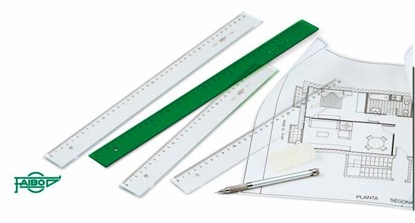 FAIBO REGLA 40 CM VERDE