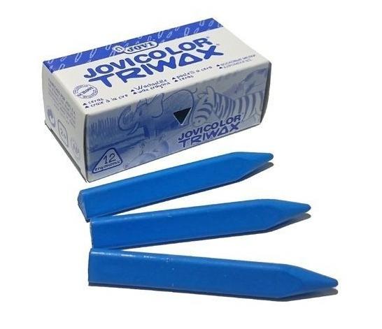 ESTUCHE 12 CERAS JOVICOLOR TRIWAX 97305 AZ. CLARO