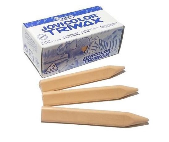 ESTUCHE 12 CERAS JOVICOLOR TRIWAX 97319 CARNE