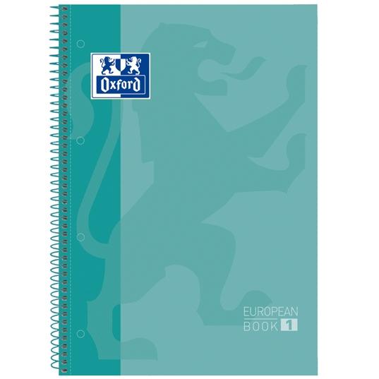 CUAD. EBOOK1 OXFORD A4+80H.HZTL VE.MENTA - Pack de 10 unidades - 400078125