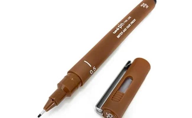 UNIBALL MARCADOR PERMANENTE CALIBRADOS PIN05-200(S) SEPIA -12U-