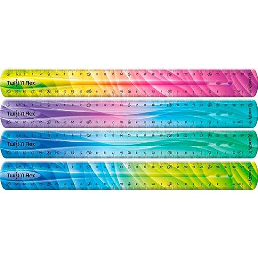 MAPED REGLA T&F DECORADAS DOBLE GRADUACIÓN 30 CM COLORES SURTIDOS - Color no elegible