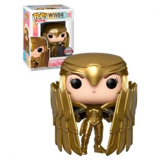FUNKO POP WONDER WOMAN GOLDEN ARMOR SHIELD Nº329 -CAJA ORIGINAL-