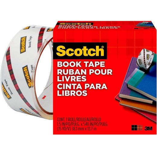 SCOTCH CINTA ADHESIVA 845 PARA REPARACIÓN DE LIBROS 38,1MMX13,7M PP TRANSPARENTE