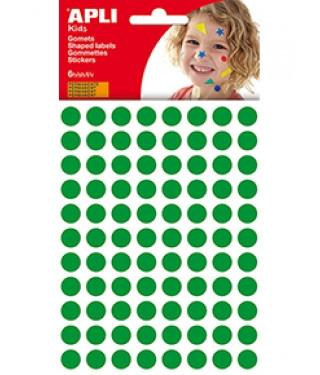BOLSA 6H GOMETS APLI REDOND.10.5MM VERDE 13233