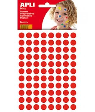 BOLSA 6H GOMETS APLI REDOND.10.5MM ROJO 13229