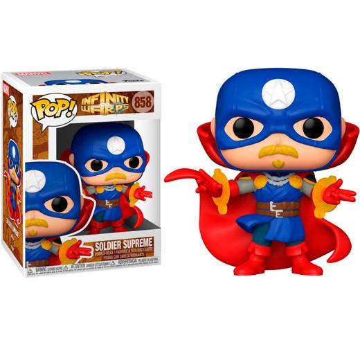 FUNKO POP MARVEL INFINITY WARPS SOLDADO SUPREMO Nº 855 -CAJA ORIGINAL-
