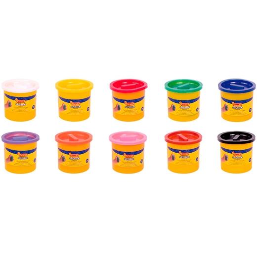 JOVI PLASTILINA SOFT DOUGH BLANDIVER 5 BOTES DE 110GR COLOR MARRÓN EN ESTUCHE