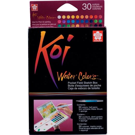 TALENS SAKURA KOI WATER COLORS SKETCH BOX 30 COLORES SURTIDOS - Color no elegible