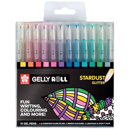 TALENS SAKURA ESTUCHE DE 12 BOLÍGRAFOS DE GEL STARDUST GLITTER COLORES SURTIDOS - Color no elegible