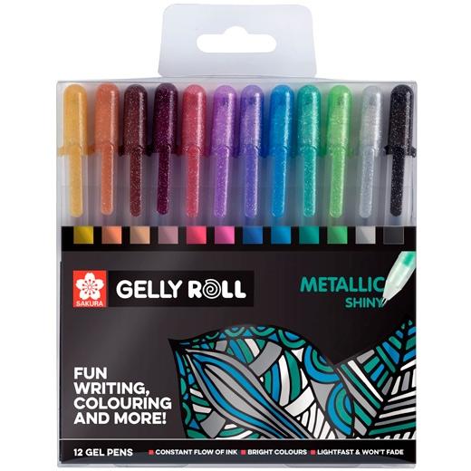 TALENS SAKURA COLECCIÓN EXCLUSIVA ESTUCHE DE 12 BOLÍGRAFOS GELLY ROLL METALLIC COLORES SURTIDOS - Color no elegible