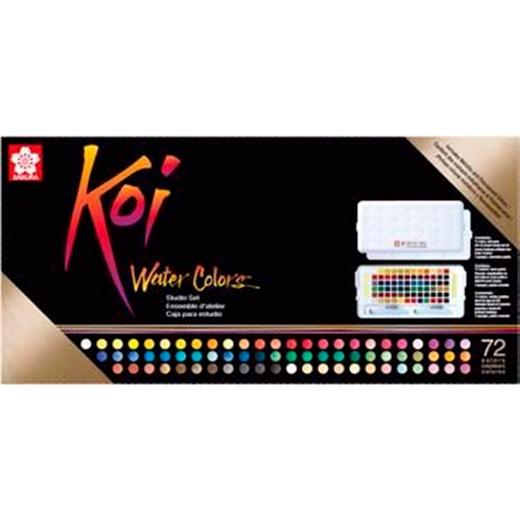 TALENS SAKURA KOI WATER COLORS STUDIO SET 72 COLORES SURTIDOS - Color no elegible