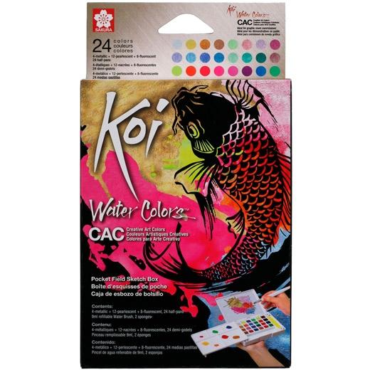 TALENS SAKURA KOI WATER COLORS SKETCH BOX 24 CREATIVE ART COLORES SURTIDOS - Color no elegible