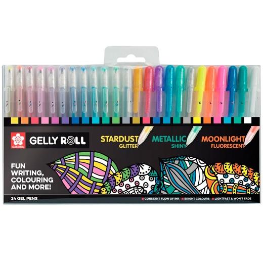 TALENS SAKURA ESTUCHE DE 24 BOLÍGRAFOS GELLY ROLL MIXED COLORES SURTIDOS - Color no elegible